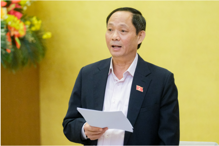 Phó Chủ tịch Quốc hội Trần Quang Phương phát biểu