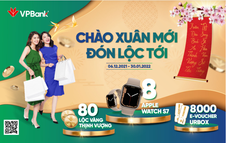 Chào Xuân Mới – Đón Lộc Tới, VPBank tung ngàn quà tặng tri ân khách hàng