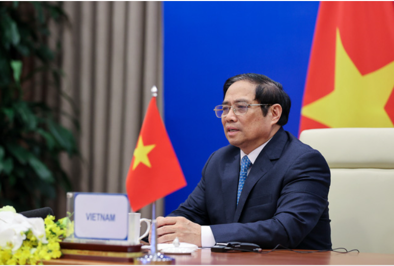 Người đứng đầu Chính phủ cũng khẳng định thời gian qua, Việt Nam luôn tích cực tham gia và đóng góp vào nỗ lực chung trên mọi cấp độ hợp tác quốc tế. Ảnh: VGP