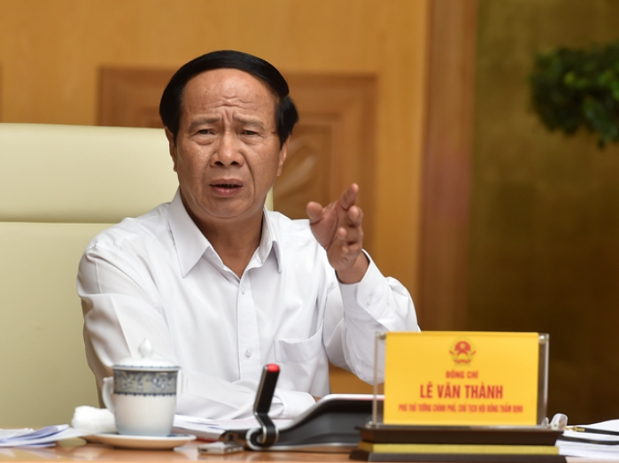Phó Thủ tướng Lê Văn Thành: Quy hoạch Điện VIII đạt được các mục tiêu, khắc phục được một số tồn tại trước đây. Ảnh VGP