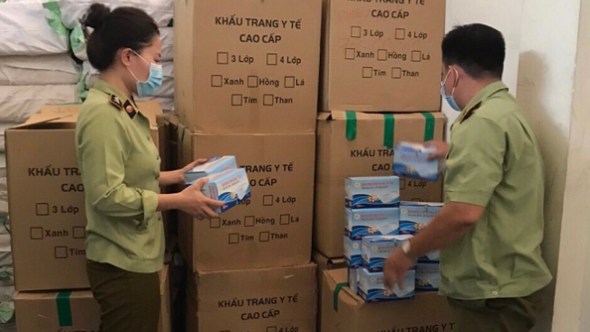 Phú Yên: Bắt giữ xe ô tô vận chuyển 48.500 chiếc khẩu trang y tế không có hóa đơn, chứng từ