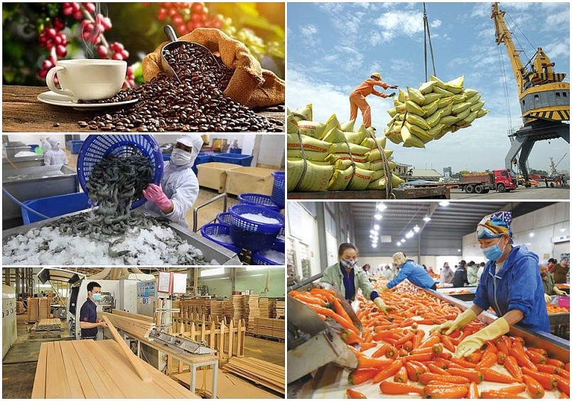 Xuất khẩu nông lâm thủy sản đạt gần 17,9 tỷ USD