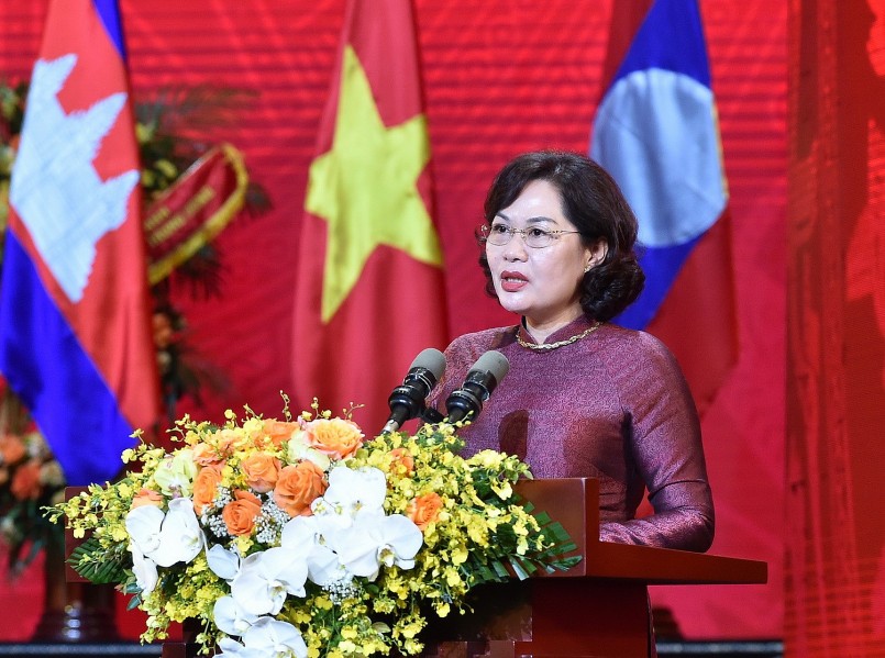 5. Thống đốc NHNN Nguyễn Thị Hồng phát biểu tại sự kiện