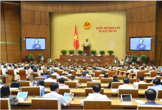 Quốc hội nghe trình bày Tờ trình của Chính phủ về dự án Luật Thực hiện dân chủ ở cơ sở