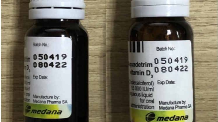 Cảnh báo: Phát hiện mẫu thuốc aquadetrim vitamin D3 nghi ngờ là giả