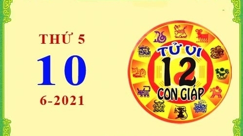 Tử vi Phương Đông 12 con giáp Thứ Năm ngày 10/6/2021