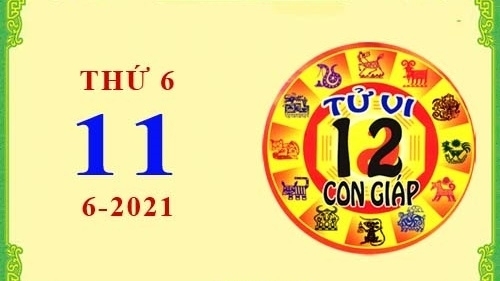 Tử vi Phương Đông 12 con giáp Thứ Sáu ngày 11/6/2021