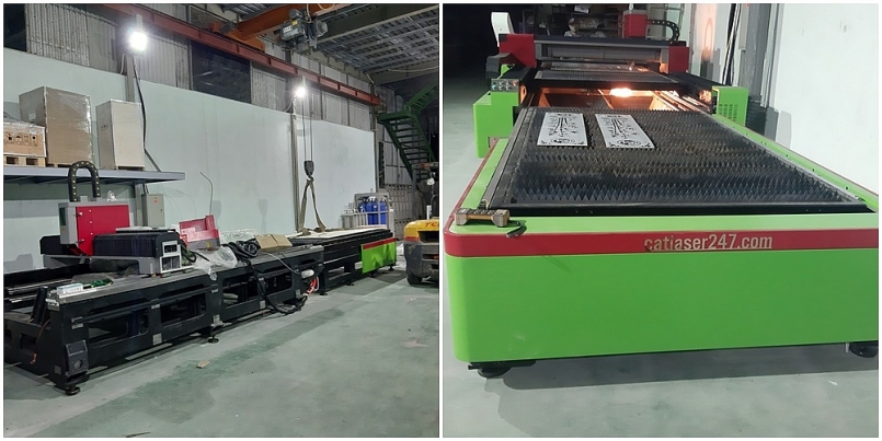 Máy laser CNC cho ra các sản phẩm chất lượng cao theo yêu cầu của khách hàng.