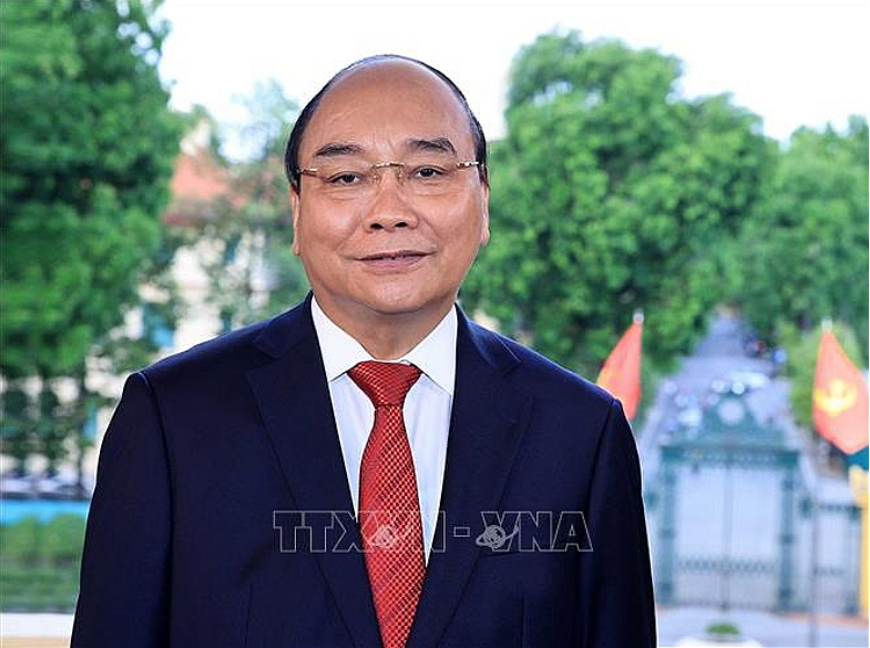 Chủ tịch nước Nguyễn Xuân Phúc: Các đồng chí đã góp phần tô thắm thêm truyền thống của báo chí cách mạng Việt Nam do Chủ tịch Hồ Chí Minh sáng lập và rèn luyện