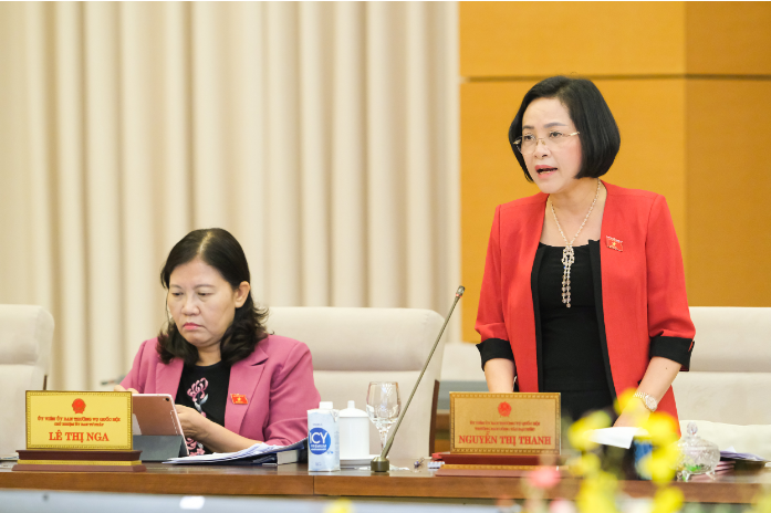 Trưởng ban Công tác đại biểu thuộc Ủy ban Thường vụ Quốc hội Nguyễn Thị Thanh.