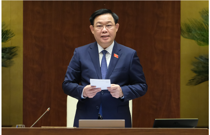 Chủ tịch Quốc hội Vương Đình Huệ phát biểu kết thúc nội dung chất vấn về lĩnh vực nông nghiệp và phát triển nông thôn