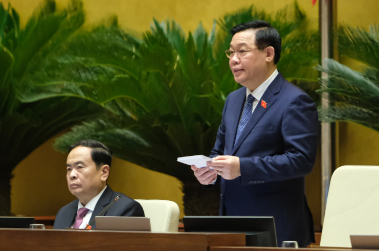 Chủ tịch Quốc hội Vương Đình Huệ phát biểu kết thúc nội dung chất vấn về lĩnh vực NN&PTNT