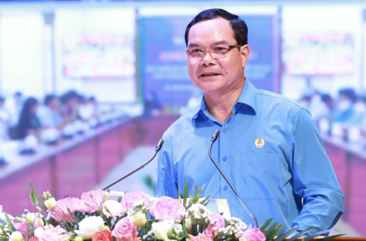 Chủ tịch Tổng Liên đoàn Lao động Việt Nam Nguyễn Đình Khang. Ảnh VGP