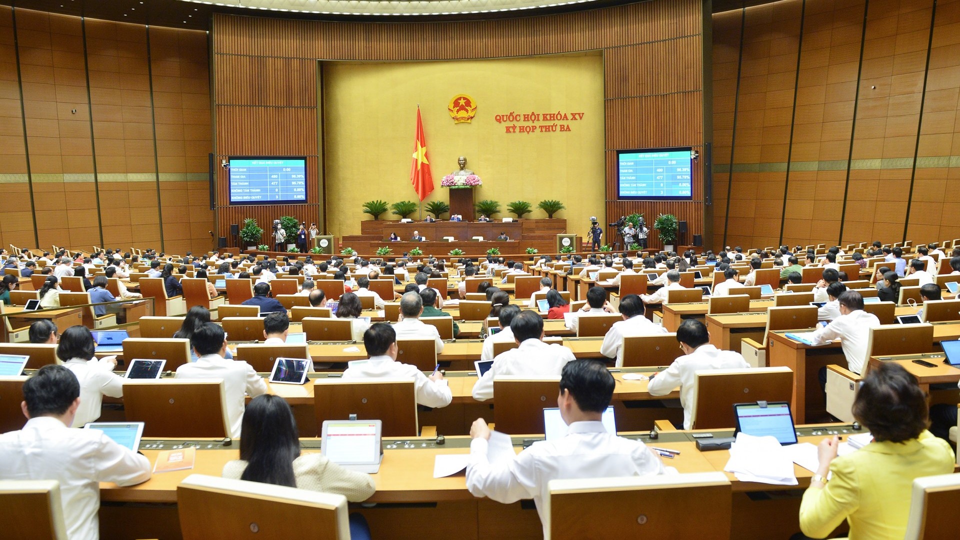 Quốc hội thông qua Nghị quyết về thí điểm một số cơ chế, chính sách đặc thù phát triển tỉnh Khánh Hoà