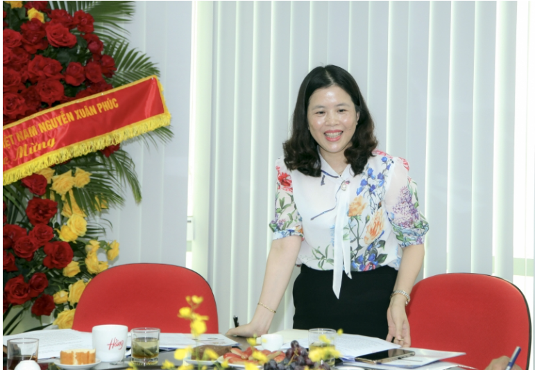 Bà Đỗ Thị Hạnh, Tổng Giám đốc Công ty CP Phát triển Báo Sáng - Phó Trưởng ban thường trực Ban Tổ chức.