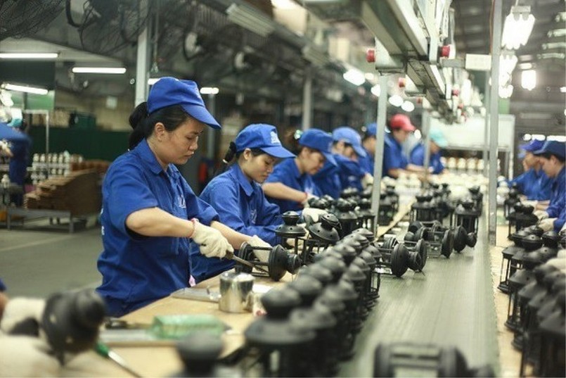 Sản xuất công nghiệp đồng loạt tăng tốc