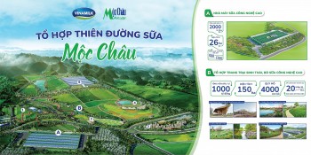 Thiên đường sữa trên thảo nguyên xanh Mộc Châu - dự án “khủng” của 2 ông lớn ngành sữa