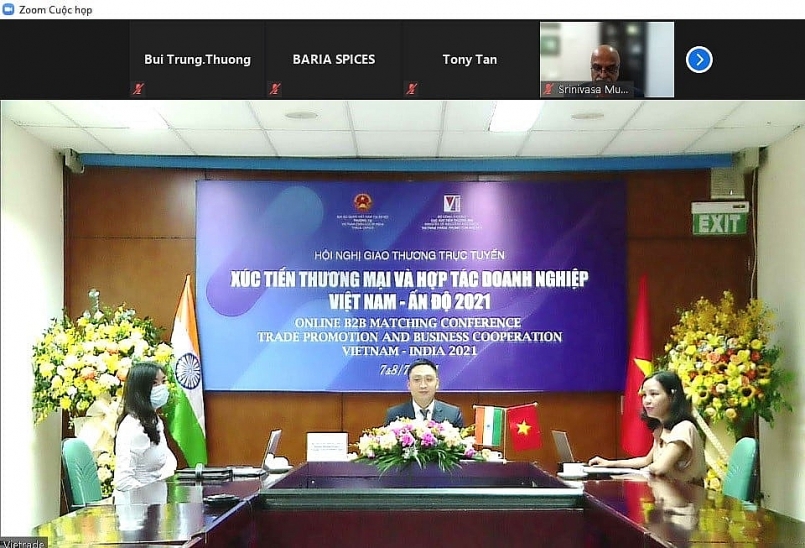 Ông Hoàng Minh Chiến, Phó Cục trưởng Cục XTTM (Bộ Công Thương) phát biểu tại sự kiện.