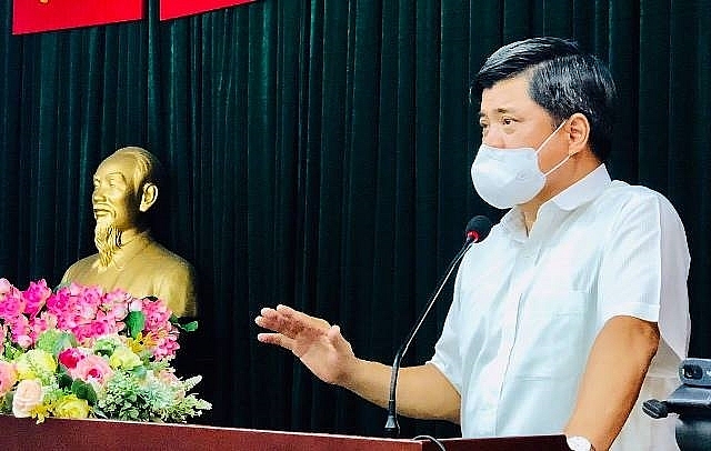 Thứ trưởng Trần Thanh Nam phát biểu tại đầu cầu TPHCM - Ảnh: Báo Nông nghiệp