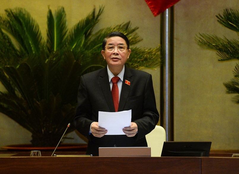 Phó Chủ tịch Quốc hội Nguyễn Đức Hải phát biểu kết luận phiên thảo luận sáng 25/7.