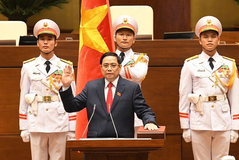 Thủ tướng Chính phủ Phạm Minh Chính tuyên thệ nhậm chức.