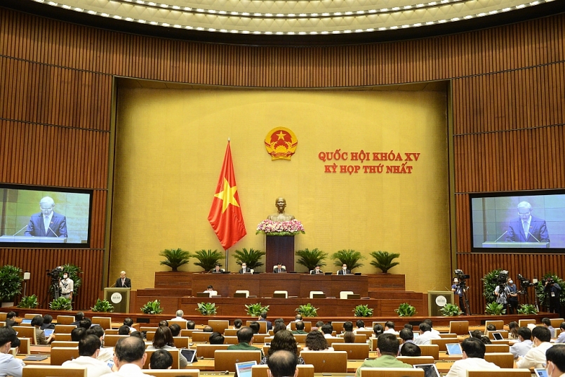 Quốc hội nghe Chủ nhiệm Ủy ban Tài chính, Ngân sách của Quốc hội Nguyễn Phú Cường trình bày Báo cáo giải trình, tiếp thu dự thảo Nghị quyết về điều chỉnh dự toán chi ngân sách nhà nước và phê chuẩn quyết toán ngân sách nhà nước năm 2019.