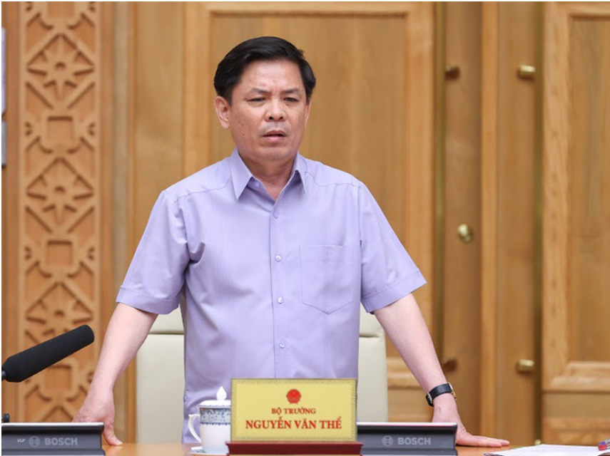 Bộ trưởng Nguyễn Văn Thể: Đến thời điểm này, Bộ Giao thông vận tải đã giải ngân hơn 17.300 tỷ đồng, đạt 34% tổng vốn Thủ tướng giao theo kế hoạch năm - Ảnh: VGP/Nhật Bắc
