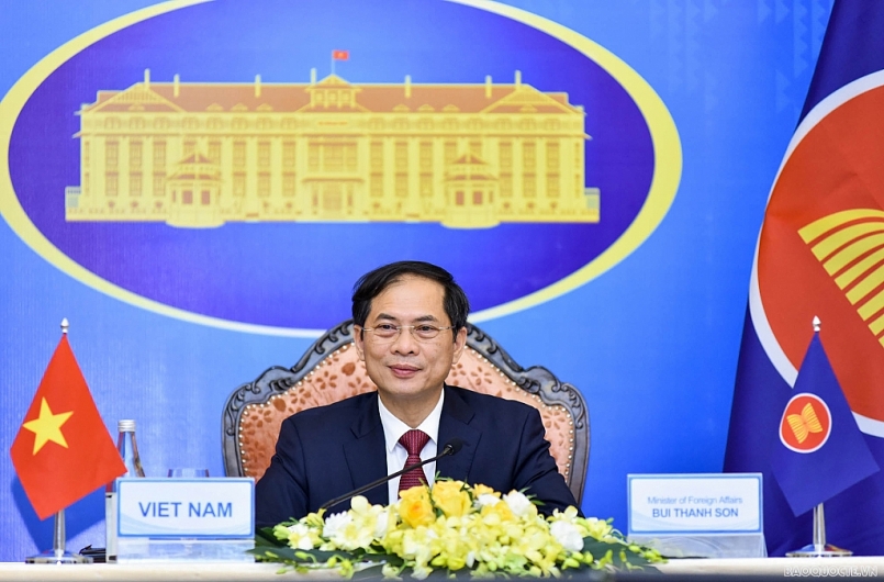 Bộ trưởng Bộ Ngoại giao Bùi Thanh Sơn phát biểu tại Hội nghị 