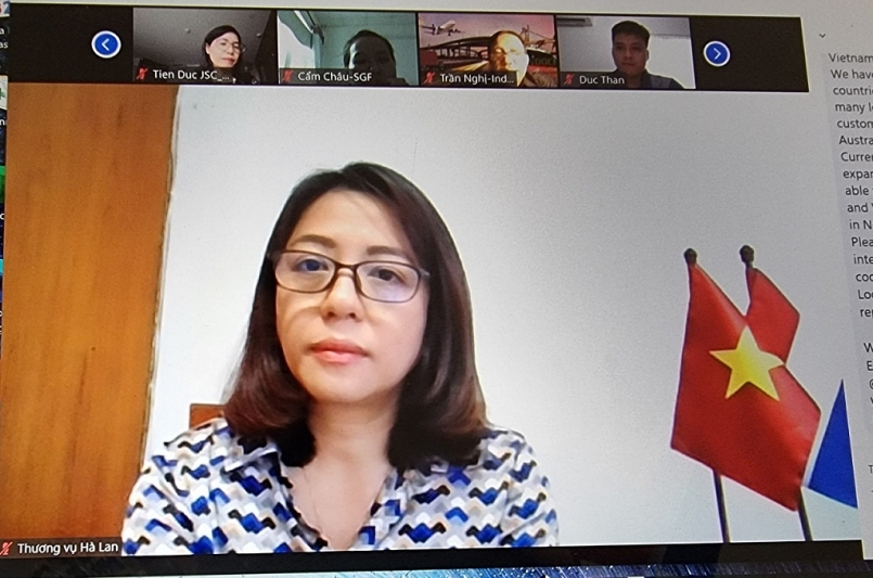 Bà Võ Thị Ngọc Diệp - Tham tán thương mại Việt Nam tại Hà Lan