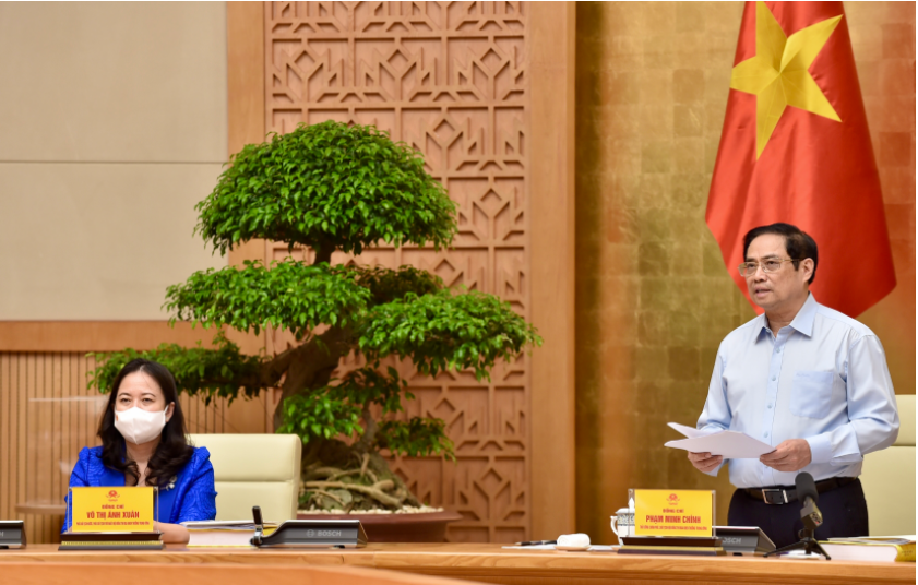 Thủ tướng Chính phủ Phạm Minh Chính phát động phong trào thi đua đặc biệt “Cả nước đoàn kết, chung sức, đồng lòng thi đua phòng, chống và chiến thắng đại dịch COVID-19”.