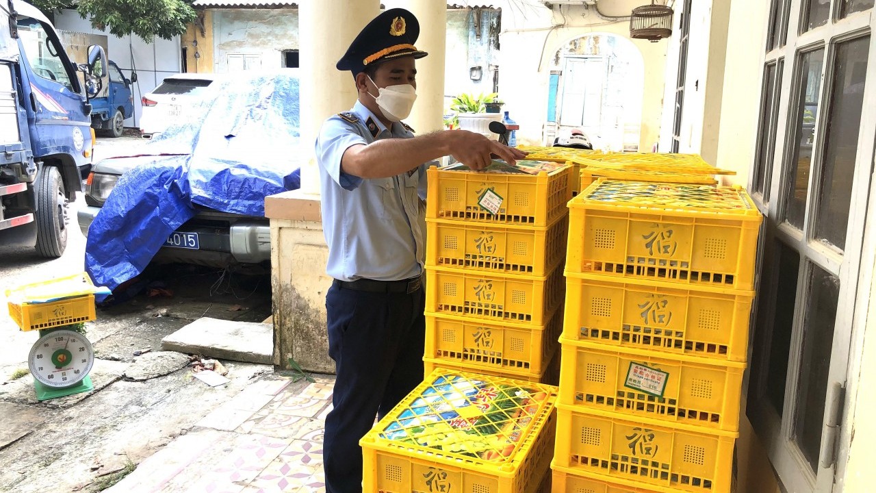 Gần 1,7 tấn nho xanh nhập lậu bị thu giữ tại Lạng Sơn