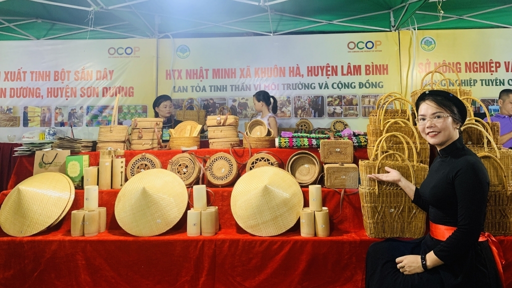 Sản phẩm OCOP mây tre đan Thảo mộc Lâm Bình thân thiện với môi trường