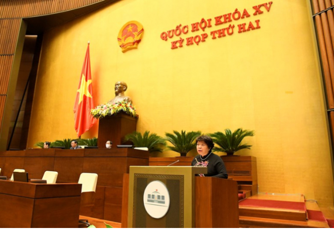 Chủ nhiệm Ủy ban Xã hội của Quốc hội Nguyễn Thúy Anh