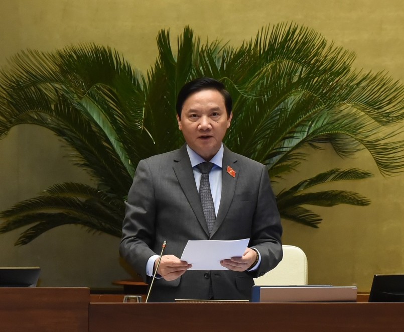 Phó Chủ tịch Quốc hội Nguyễn Khắc Định kết luận nội dung thảo luận