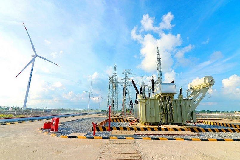 Trạm biến áp 220kV Nhà máy Điện gió Kosy Bạc Liêu giai đoạn 1.