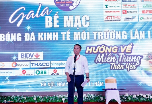 Gala Giải bóng đá Kinh tế Môi trường lần thứ I-2020: Ủng hộ 265 triệu đồng cho đồng bào miền Trung