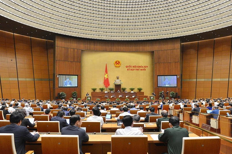 Quốc hội nghe báo cáo về đề nghị chủ trương chuyển mục đích sử dụng rừng để thực hiện dự án Hồ chứa nước Sông Than, tỉnh Ninh Thuận và dự án Hồ chứa nước Bản Mồng, tỉnh Nghệ An