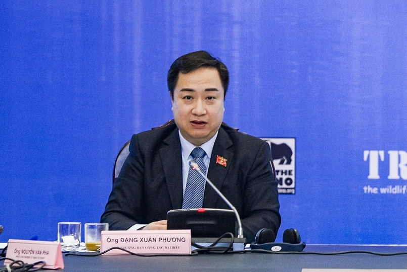 Phó trưởng Ban Công tác đại biểu Đặng Xuân Phương phát biểu kết luận Tọa đàm.