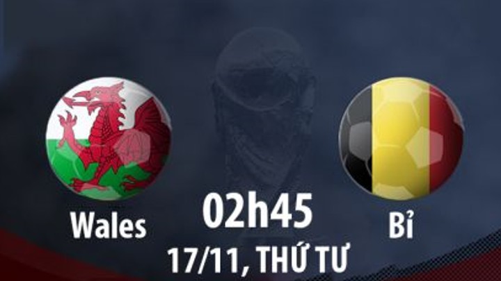 Wales vs Bỉ 02h45 ngày 17/11/2021, vòng loại World Cup châu Âu