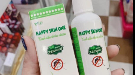 Bộ Y tế đình chỉ lưu hành và thu hồi mỹ phẩm Tinh dầu thiên nhiên Happy Skin One
