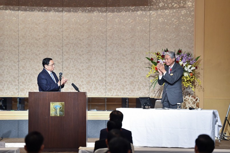 Thủ tướng mong muốn trong thời gian tới tỉnh Tochigi tiếp tục thiết lập quan hệ, thúc đẩy hợp tác với nhiều địa phương của Việt Nam - Ảnh: VGP/Nhật Bắc