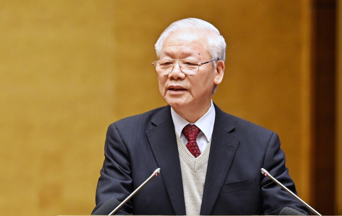 Tổng Bí thư Nguyễn Phú Trọng phát biểu chỉ đạo Hội nghị. Ảnh: Dân trí