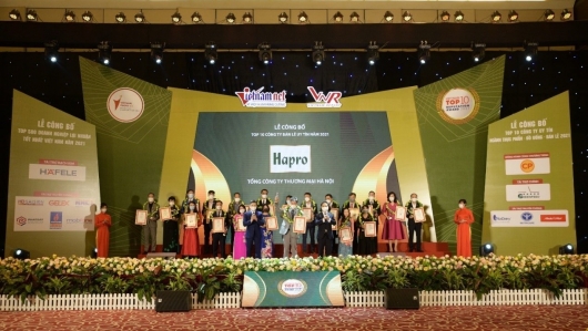 “Chuyển mình” thích ứng với đại dịch, Hapro tự hào được vinh danh Top 10 công ty bán lẻ uy tín 2021