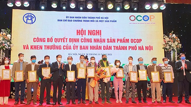 Hà Nội công nhận 424 sản phẩm OCOP cấp thành phố
