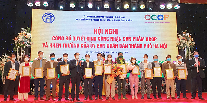 Hà Nội công nhận 424 sản phẩm OCOP cấp thành phố
