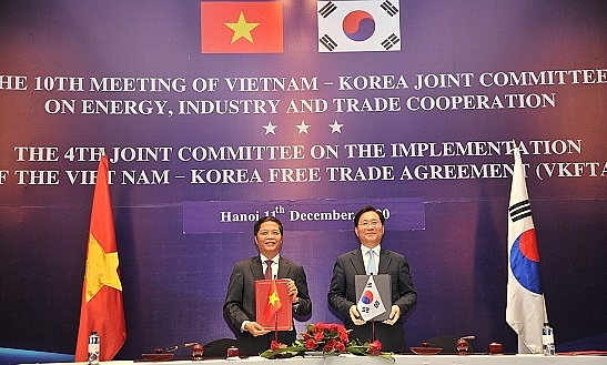 Việt Nam - Hàn Quốc thúc đẩy hợp tác thương mại, công nghiệp và năng lượng