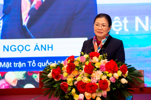 Phó Chủ tịch Ủy ban Trung ương Mặt trận Tổ quốc Việt Nam Trương Thị Ngọc Ánh