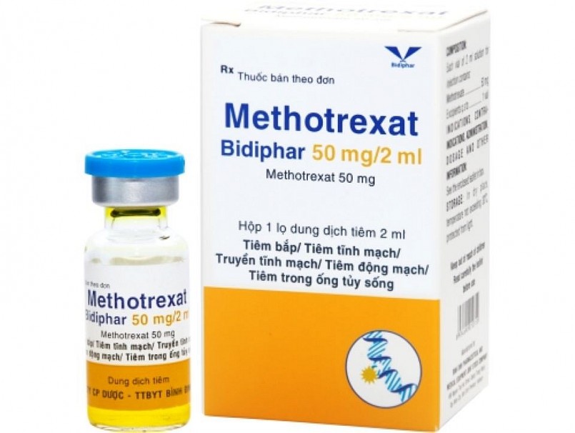 Thu hồi lô thuốc Methotrexat Bidiphar do không đạt chất lượng