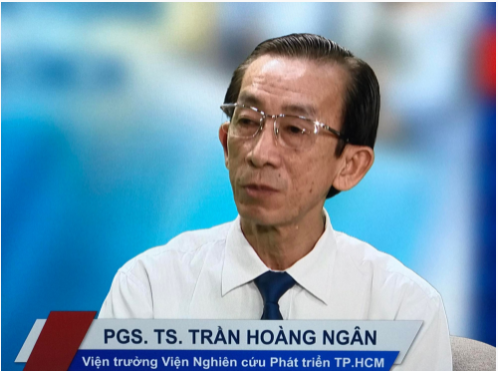 PGS. TS. Trần Hoàng Ngân, Viện trưởng Viện Nghiên cứu phát triển TPHCM.Ảnh: VGP