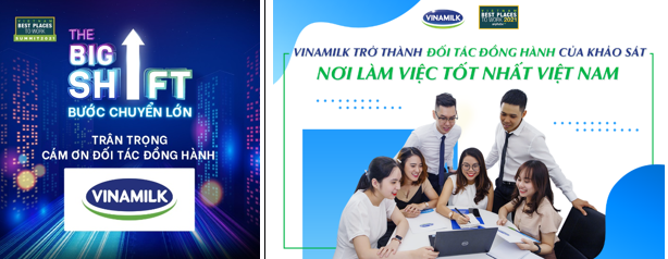  Vinamilk là đối tác đồng hành cũng khảo sát Nơi làm việc tốt nhất Việt Nam năm 2021